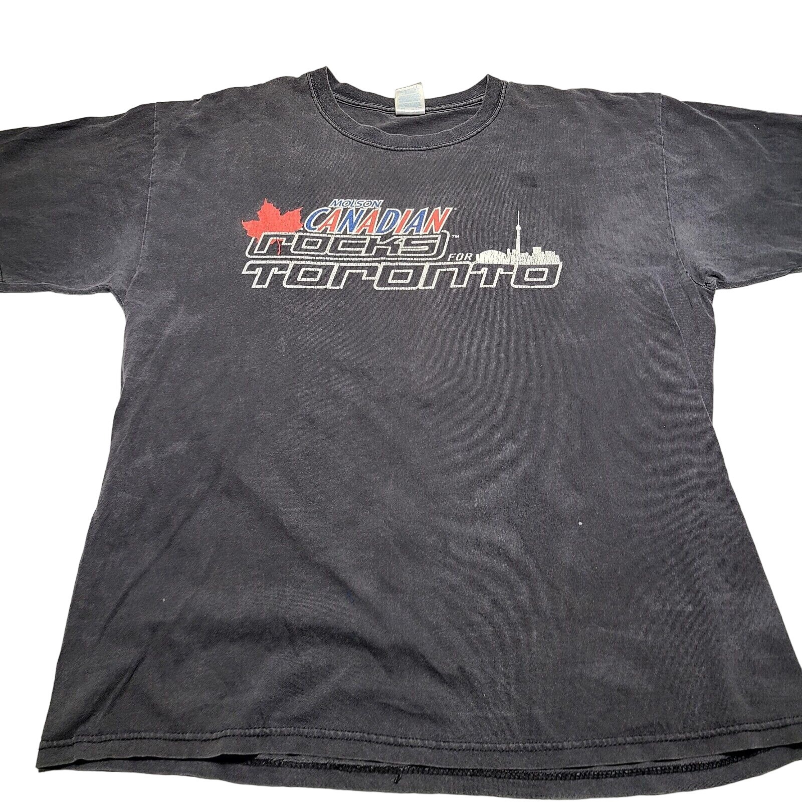 Rolling Stones Ac/Dc Molson Canada Toronto Men's Xl T-Shirt Vintage
